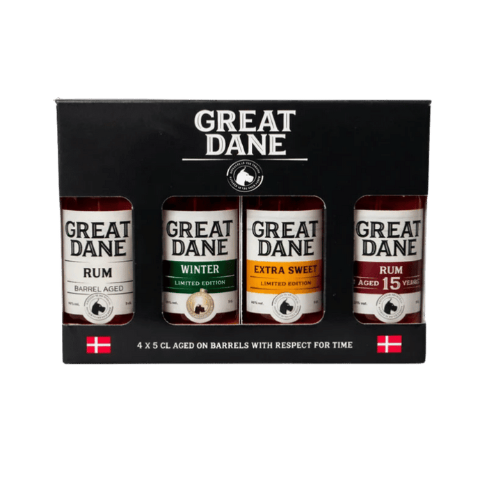 Great Dane Rum - Gaveæske 4 x 5 cl