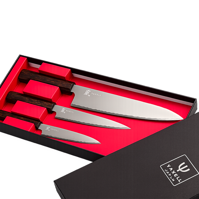YAXELL - HANA kokkekniv, universalkniv og kødkniv