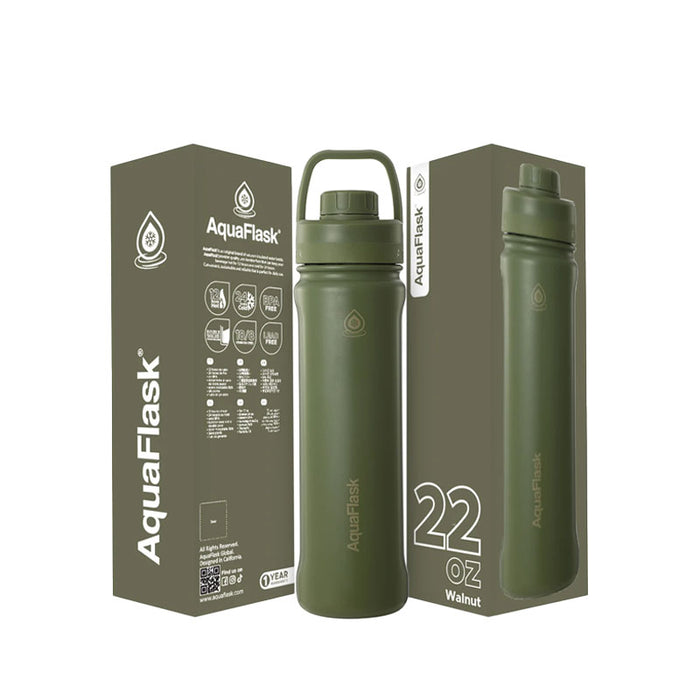 AquaFlask - Sports Bottle – Walnut – 650 ml
