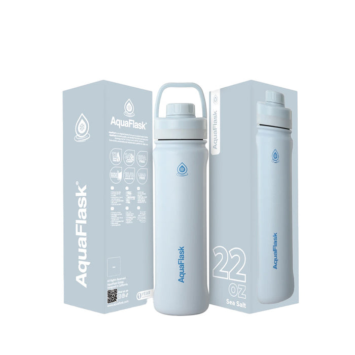 AquaFlask - Sports Bottle – Sea Salt – 650 ml