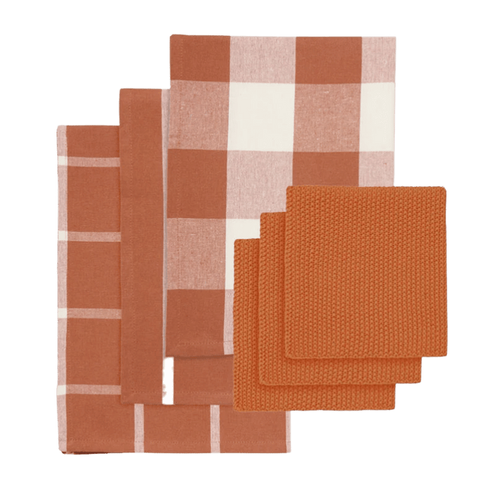 Engholm - Køkkentekstiler, royal rust