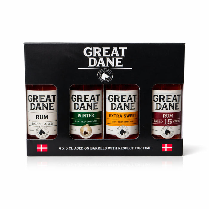 Great Dane Rum - Gaveæske 4 x 5 cl