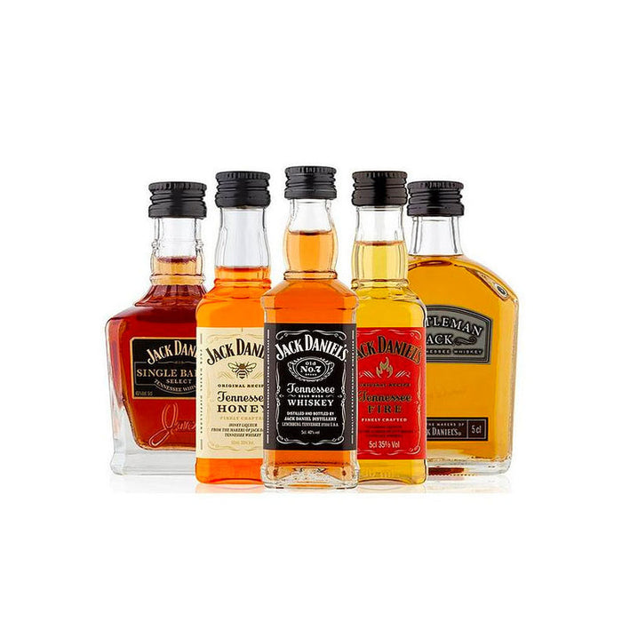 Jack Daniels - Gaveæske 5 x 5 cl