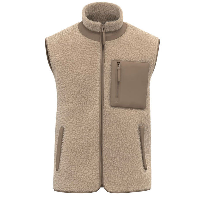Native Spirit - Sherpa vest, sandfarvet