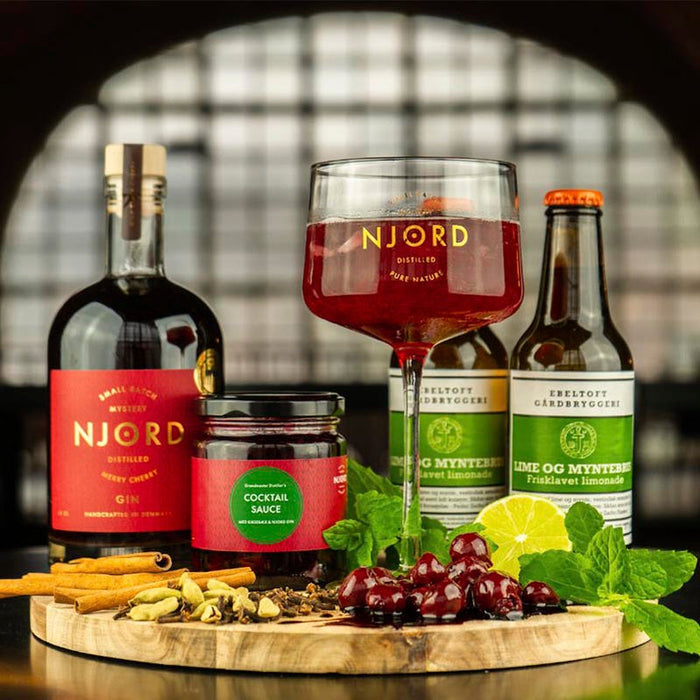 Njord Gin - Merry Cherry Gin Cocktail Kit