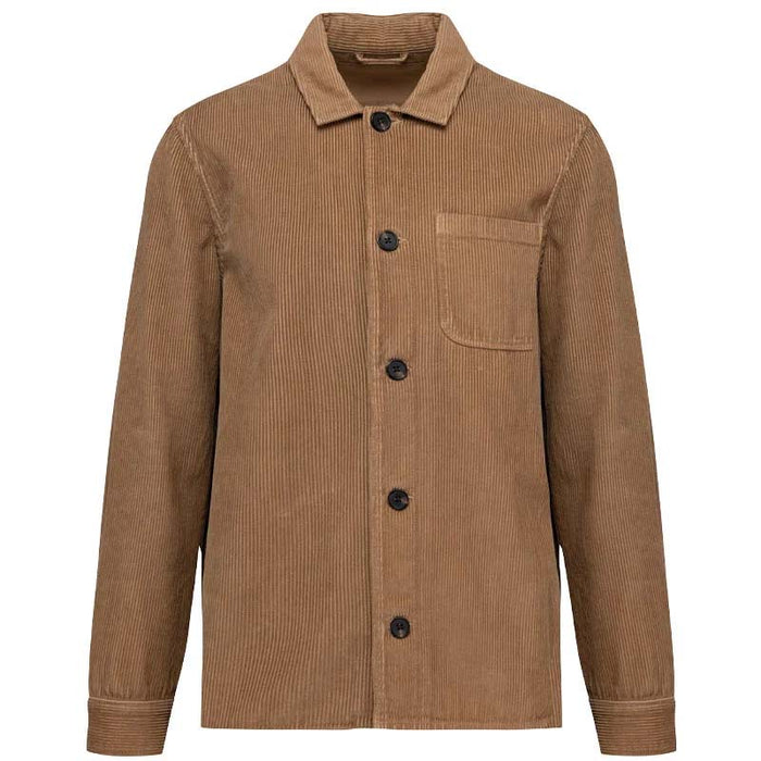 Native Spirit - Overshirt i fløjl, camel