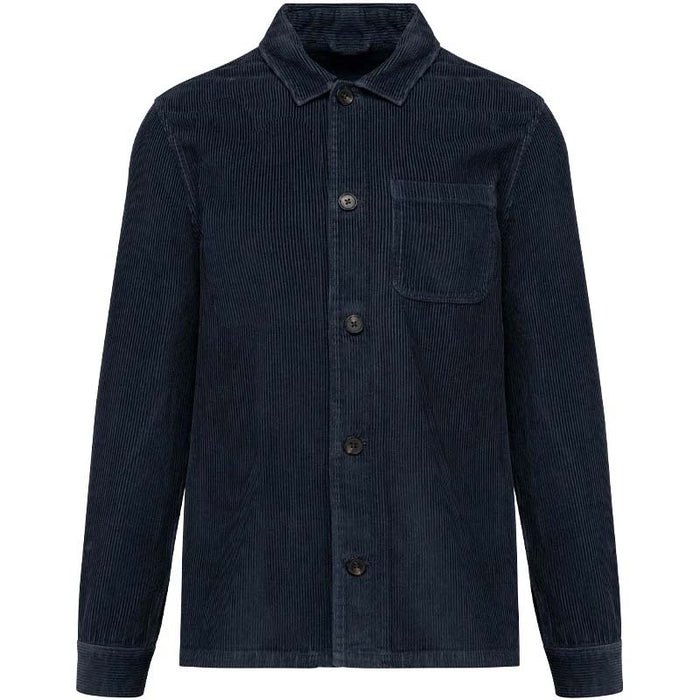 Native Spirit - Overshirt i fløjl, navy