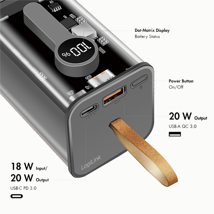 LOGILINK - Powerbank 20000MAH