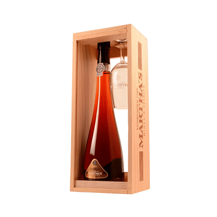 Martha's - Decanter Portvin 10 Years Tawny m. Glas