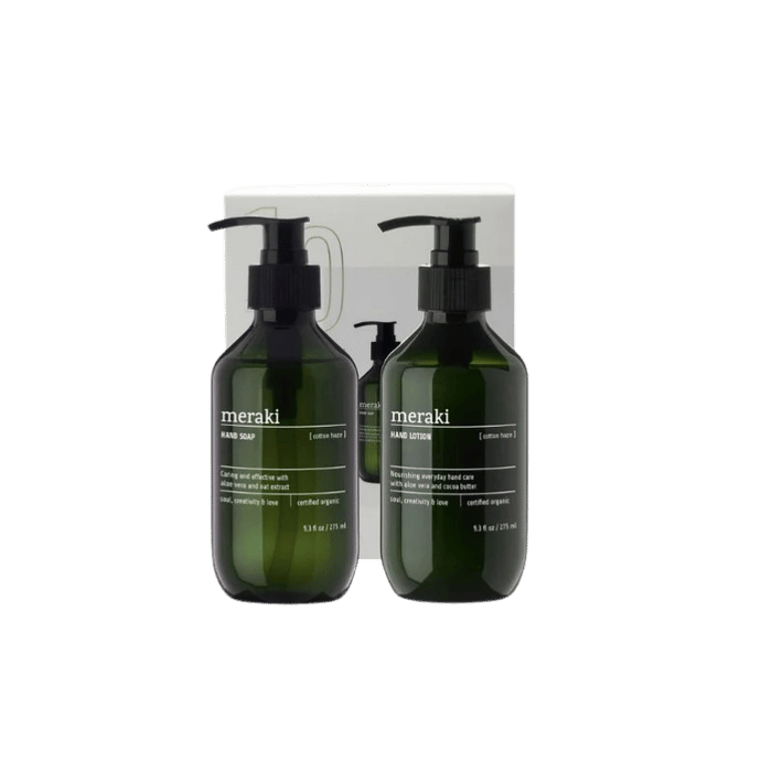 Meraki – Håndsæbe & Håndlotion Sæt, Cotton Haze