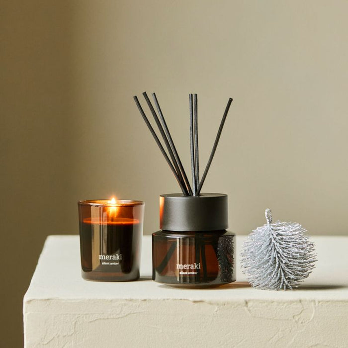 Meraki – Silent Amber diffuser & duftlys