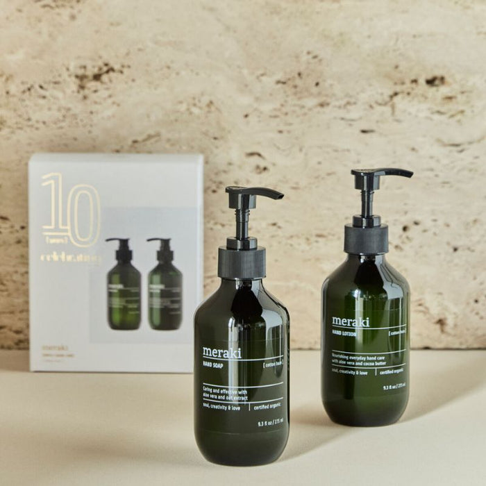 Meraki – Håndsæbe & Håndlotion Sæt, Cotton Haze
