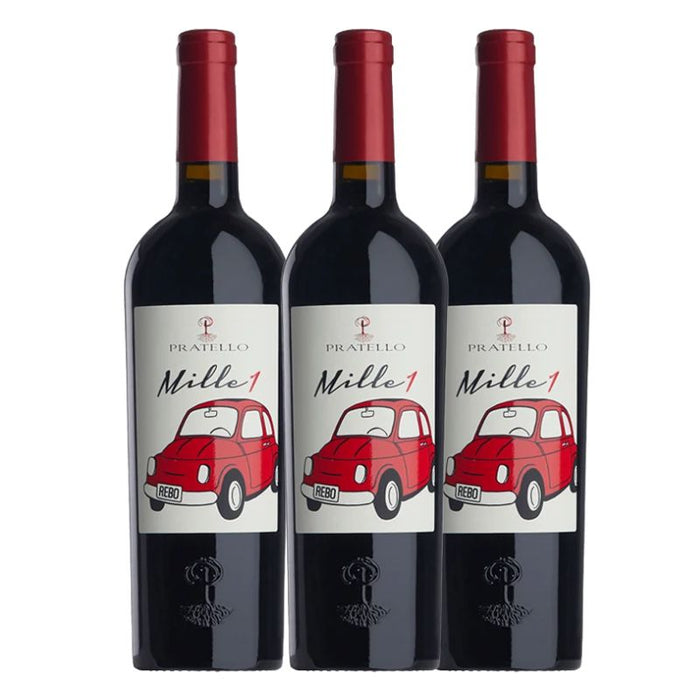 Pratello - Mille1 Garda Rosso DOC, 3 flasker