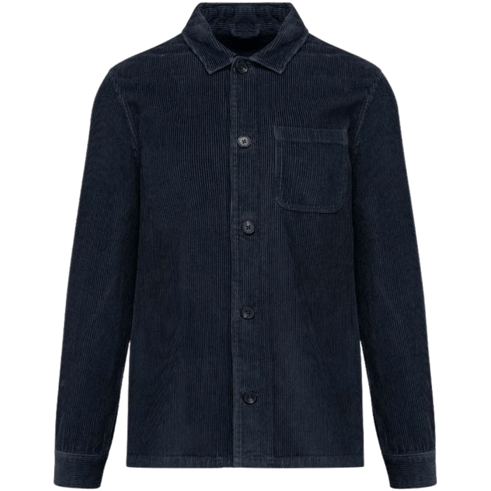 Native Spirit - Overshirt i fløjl, navy