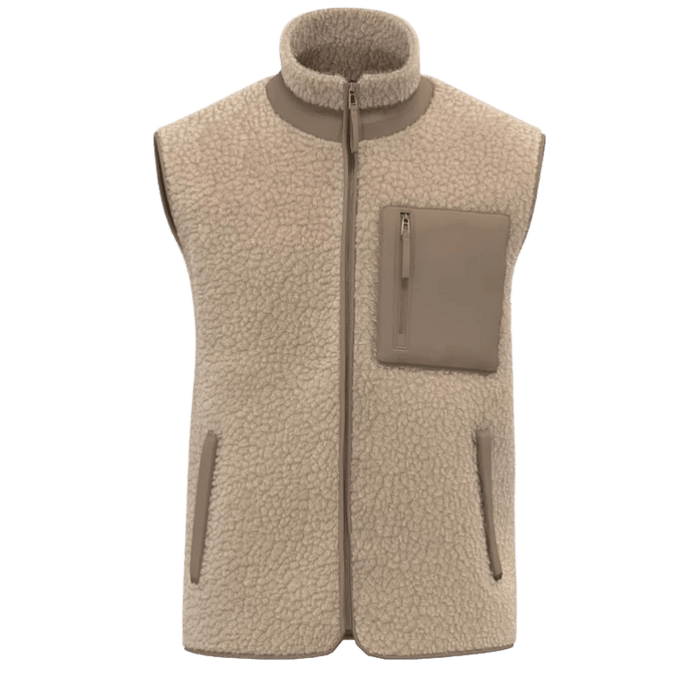 Native Spirit - Sherpa vest, sandfarvet