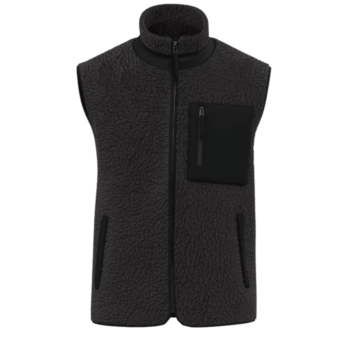 Native Spirit - Sherpa vest, sort