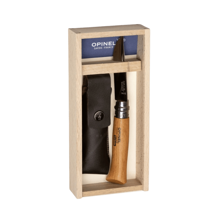 Opinel - Foldekniv med etui i gaveæske