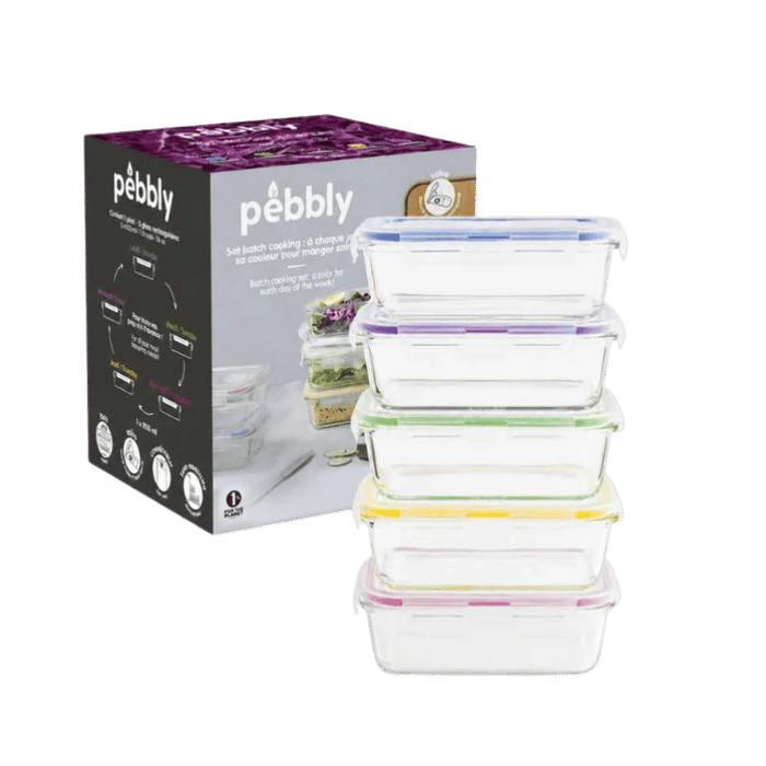 Pebbly - Meal prep opbevaringssæt
