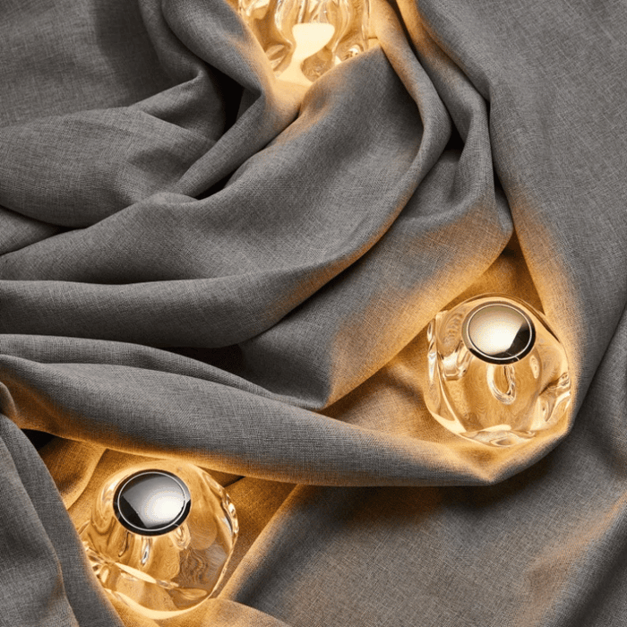 LOOM Design - ICE BALL bordlampe, guld