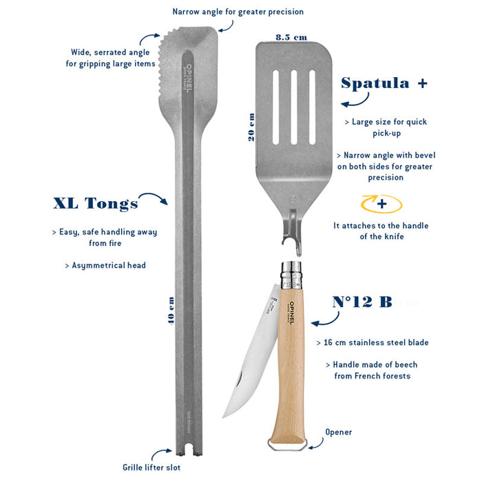 Opinel - BBQ sæt