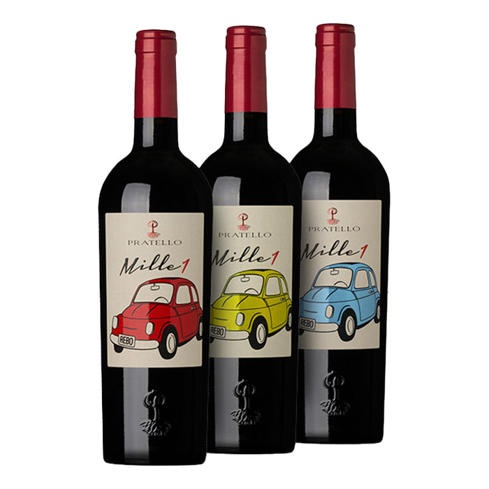 Pratello - Mille1 Garda Rosso DOC, 3 flasker
