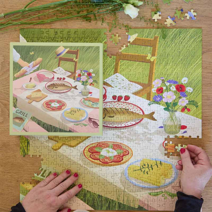 ViSSEVASSE - Puslespil, Summer Table and Me (500 brikker)