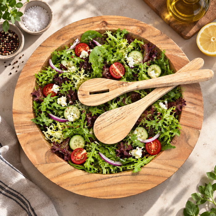 Nordic Living - Salatfad & salatbestik