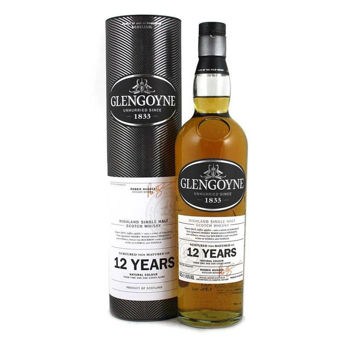 Glengoyne 12 års Highland Single Malt Whisky 43% 70 cl.