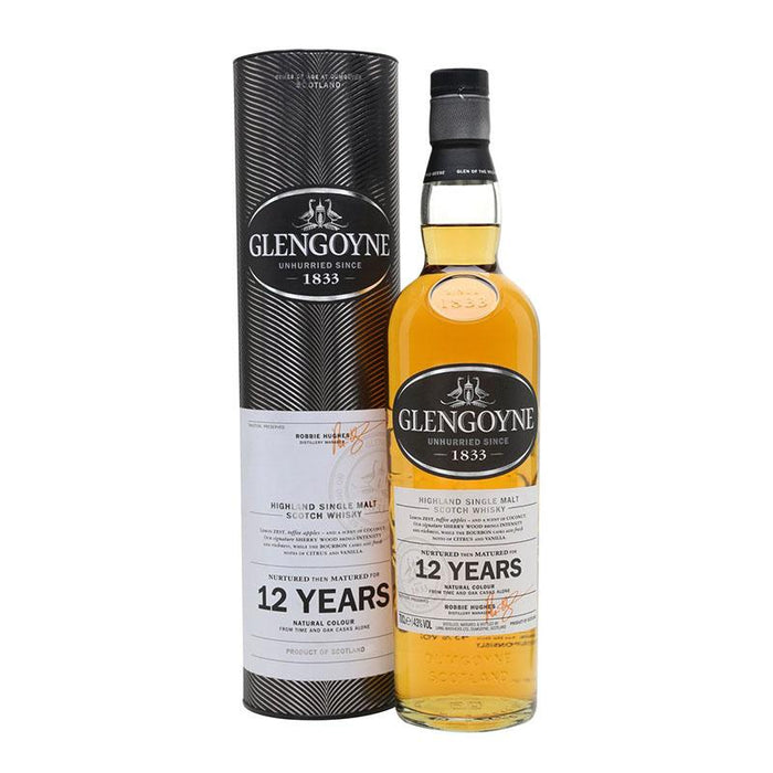Glengoyne 12 års Highland Single Malt Whisky 43% 70 cl.